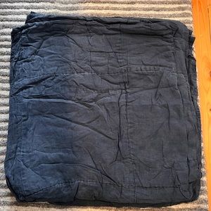 Restoration Hardware indigo patchwork coverlet